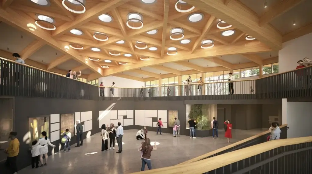 Woodland Park Zoo Forest Trailhead interior rendering