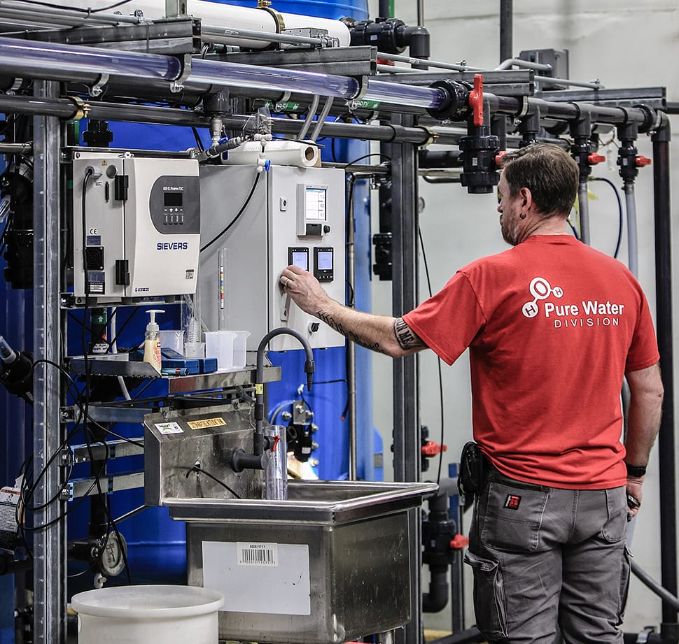 Pure Water system and employee